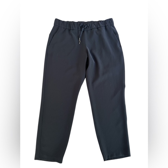 Lululemon On The Fly Black Pant 27"  W5BPMS Size 12 - Picture 1 of 7